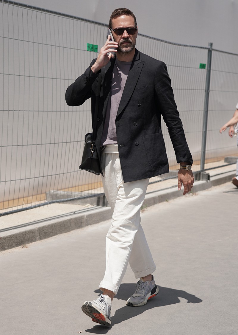 イタリア メンズファッション スナップ コーディネート イケオジ ちょい悪おやじ LEON 