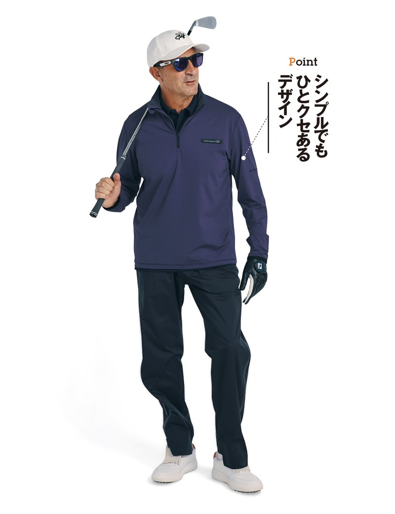 プルオーバー1万9800円/ユナイテッドアローズ ゴルフ(すべてユナイテッドアローズ 六本木ヒルズ店)