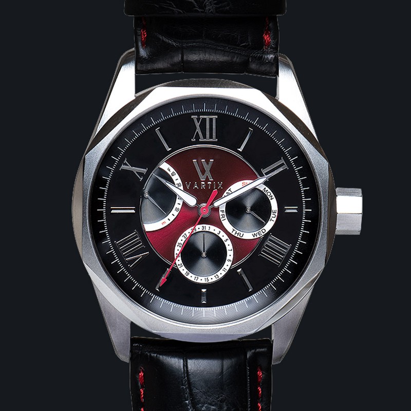 ▲ 「アライブ」自動巻き、SSケース(43mm)、クロコダイルストラップ、5気圧防水。74万8000円/バティックス