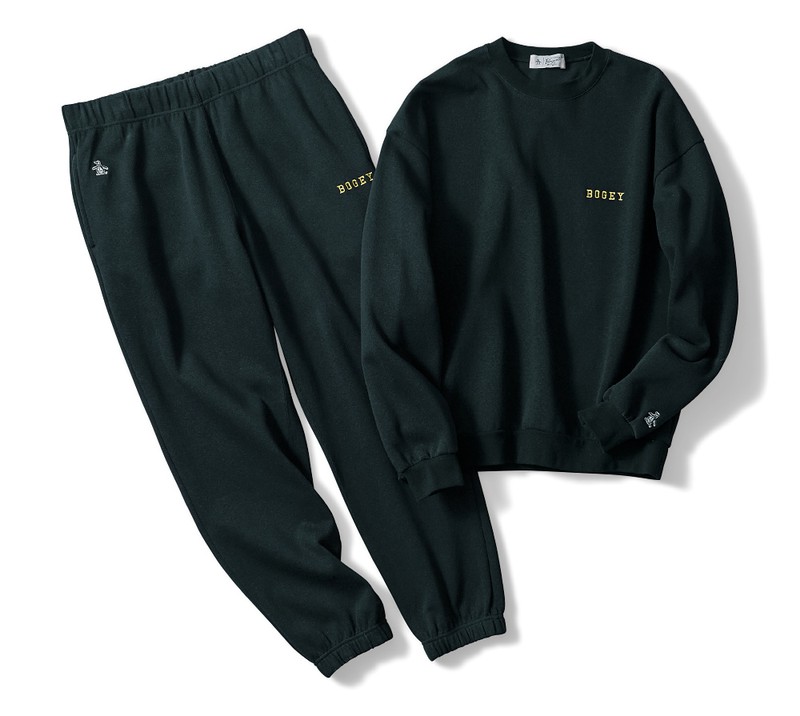 ▲ スウェット1万3200円、パンツ1万2100円/ともにペンギン バイ マンシングウェア(デサントジャパン お客様相談室)