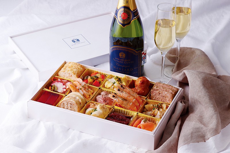 ンサール社のシャンパン「プルミエクリュ」 フレンチオードブル