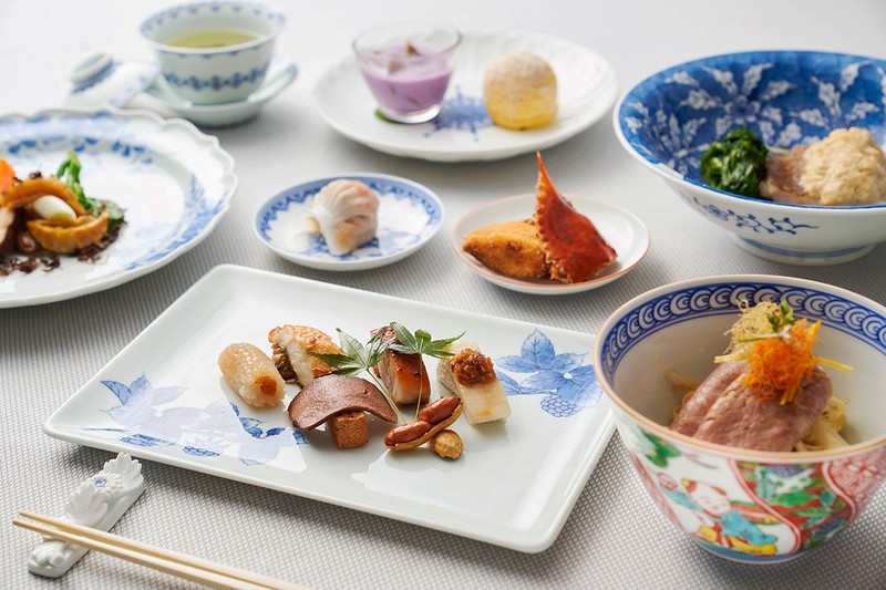 ザ・ペニンシュラ東京 中国料理「ヘイフンテラス」みかわち焼と長崎県産 旬の食材コース