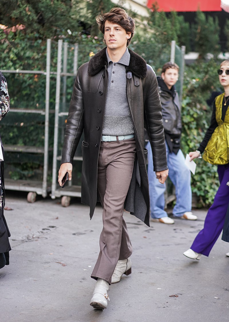 イタリア メンズファッション スナップ コーディネート イケオジ ちょい悪おやじ LEON 