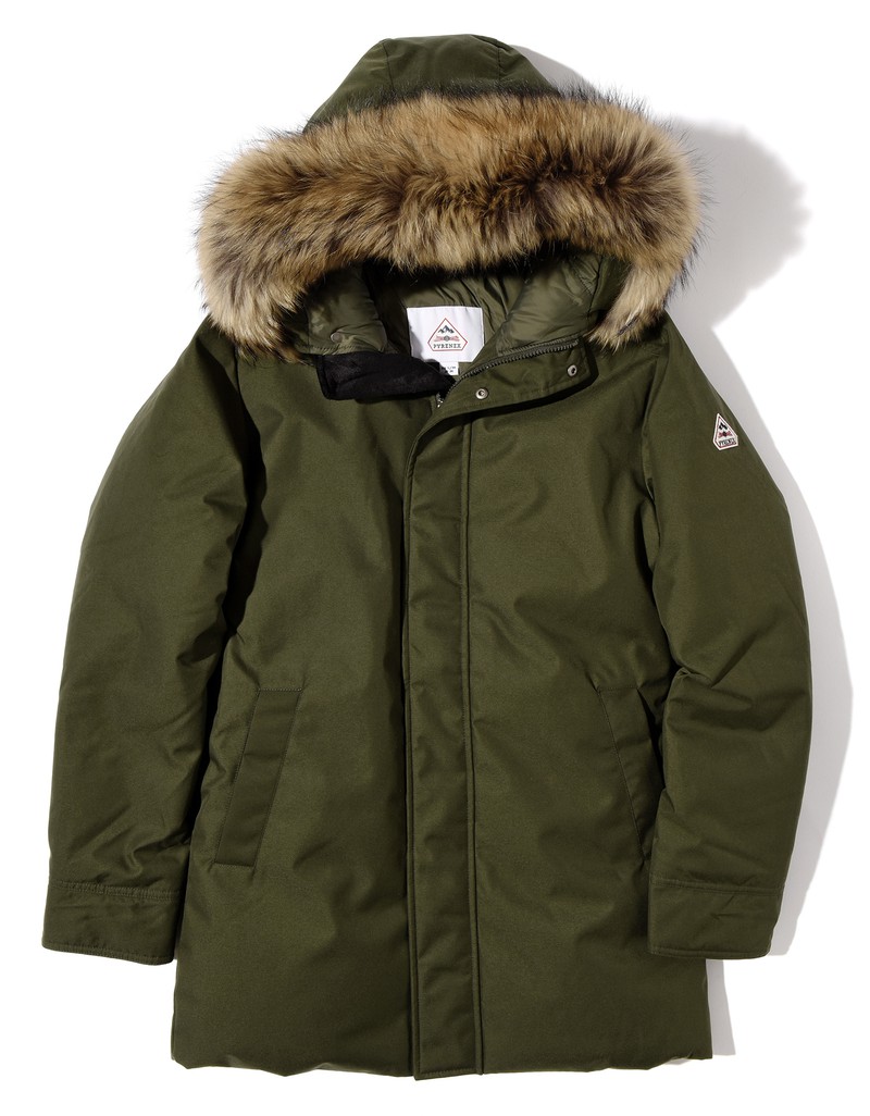 ▲ ダウンジャケット12万1000円／ピレネックス（グリフィンインターナショナル）