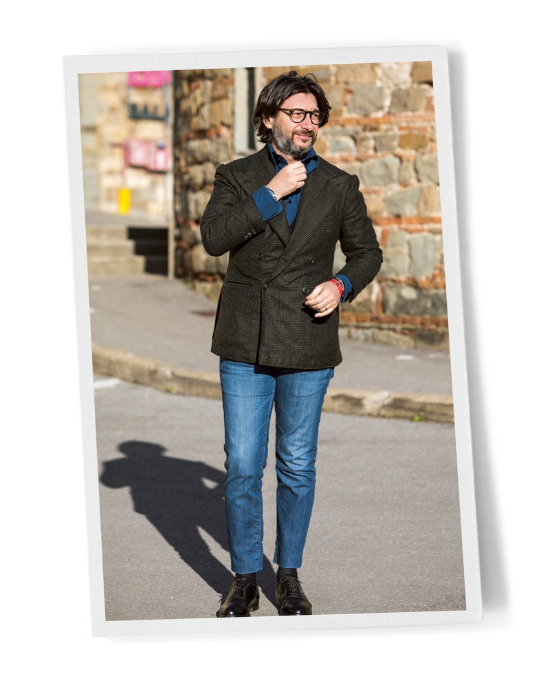 大人 メンズファッション モテる 色落ちテーパードデニム