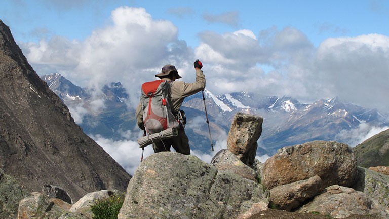 ▲ プロ冒険家 阿部雅龍(あべ・まさたつ)さん。