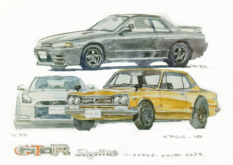 GT-R イラスト