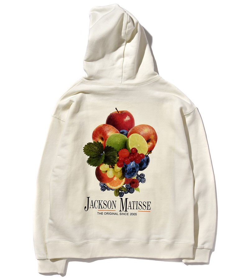 ▲ パーカ1万5400円/ジャクソンマティス(ハンドイントゥリーショールーム)