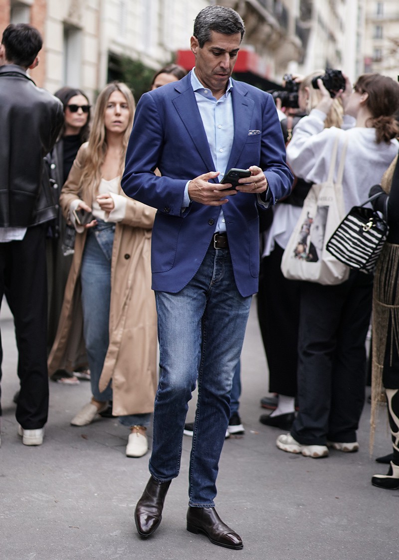 イタリア メンズファッション スナップ コーディネート イケオジ ちょい悪おやじ LEON 