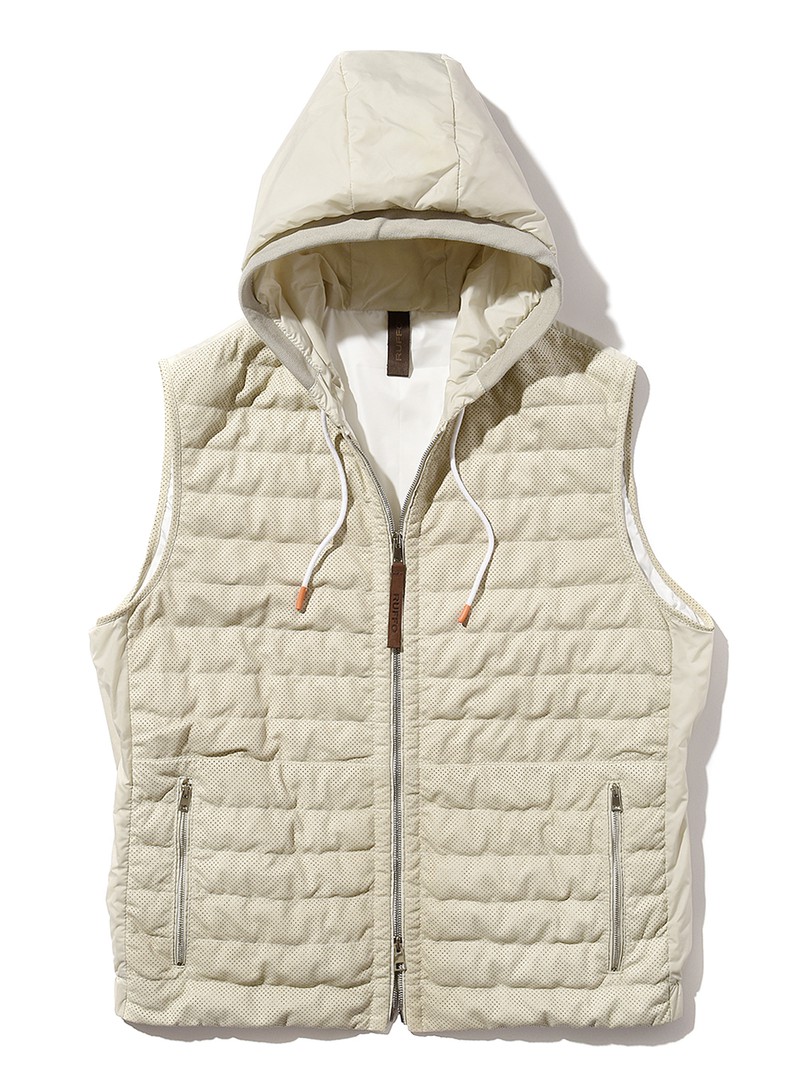 ▲ ダウンベスト18万2600円／ルッフォ（バインド ピーアール）