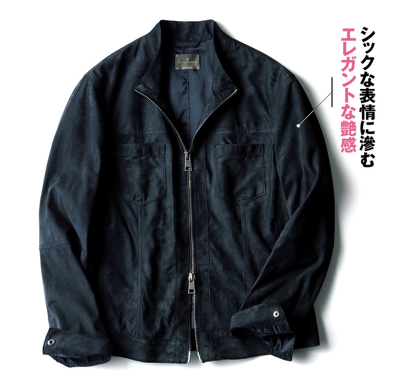 ブルゾン25万3000円／アルタクルーナ（ボーダレス）
