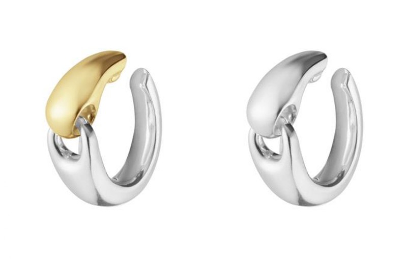 ジョージ ジェンセン リフレクト」から、リサイクル18Kゴールドを使用