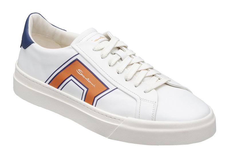 お値下　新品　サントーニ異素材コンビスニーカー　38 新品 サントーニ異素材コンビスニーカー 38