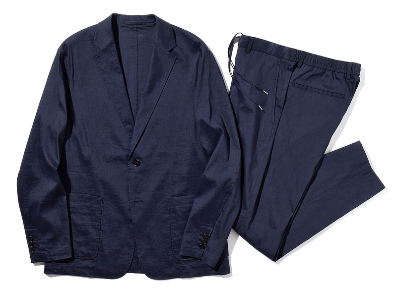 ▲ ジャケット4万9500円、パンツ2万9700円/ともにセオリー(リンク・セオリー・ジャパン)