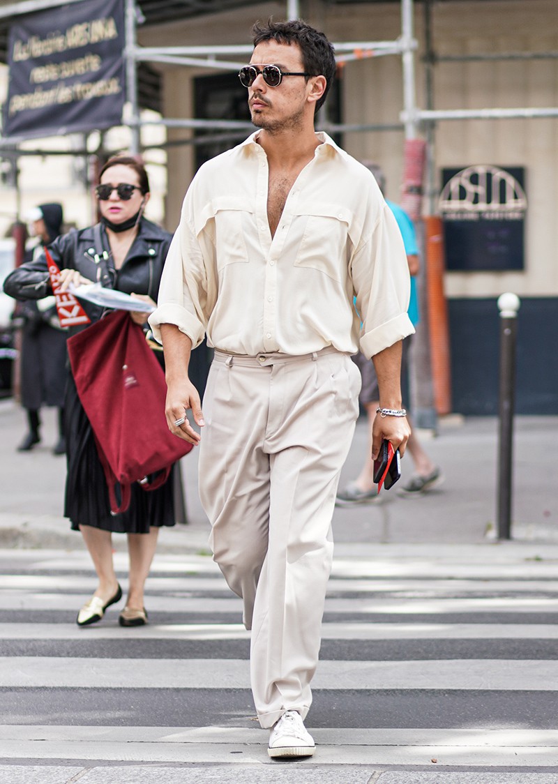 メンズコーデ海外スナップ