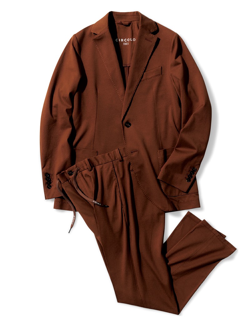 ジャケット6万4900円、パンツ3万6300円／ともにチルコロ 1901
