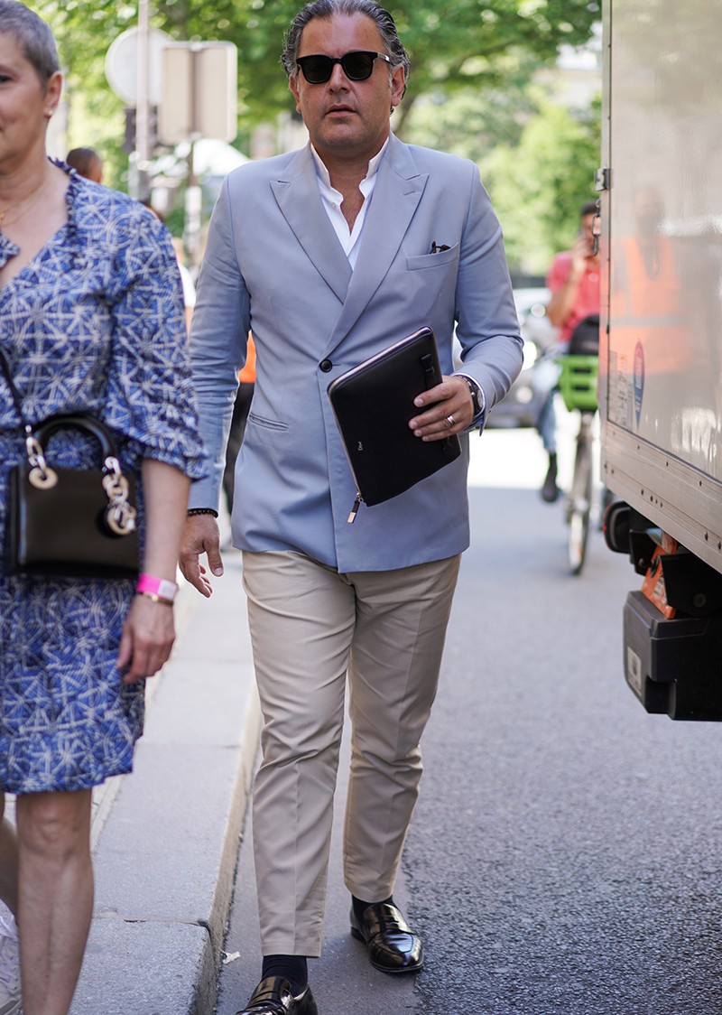 イタリア メンズファッション スナップ コーディネート イケオジ ちょい悪おやじ LEON 