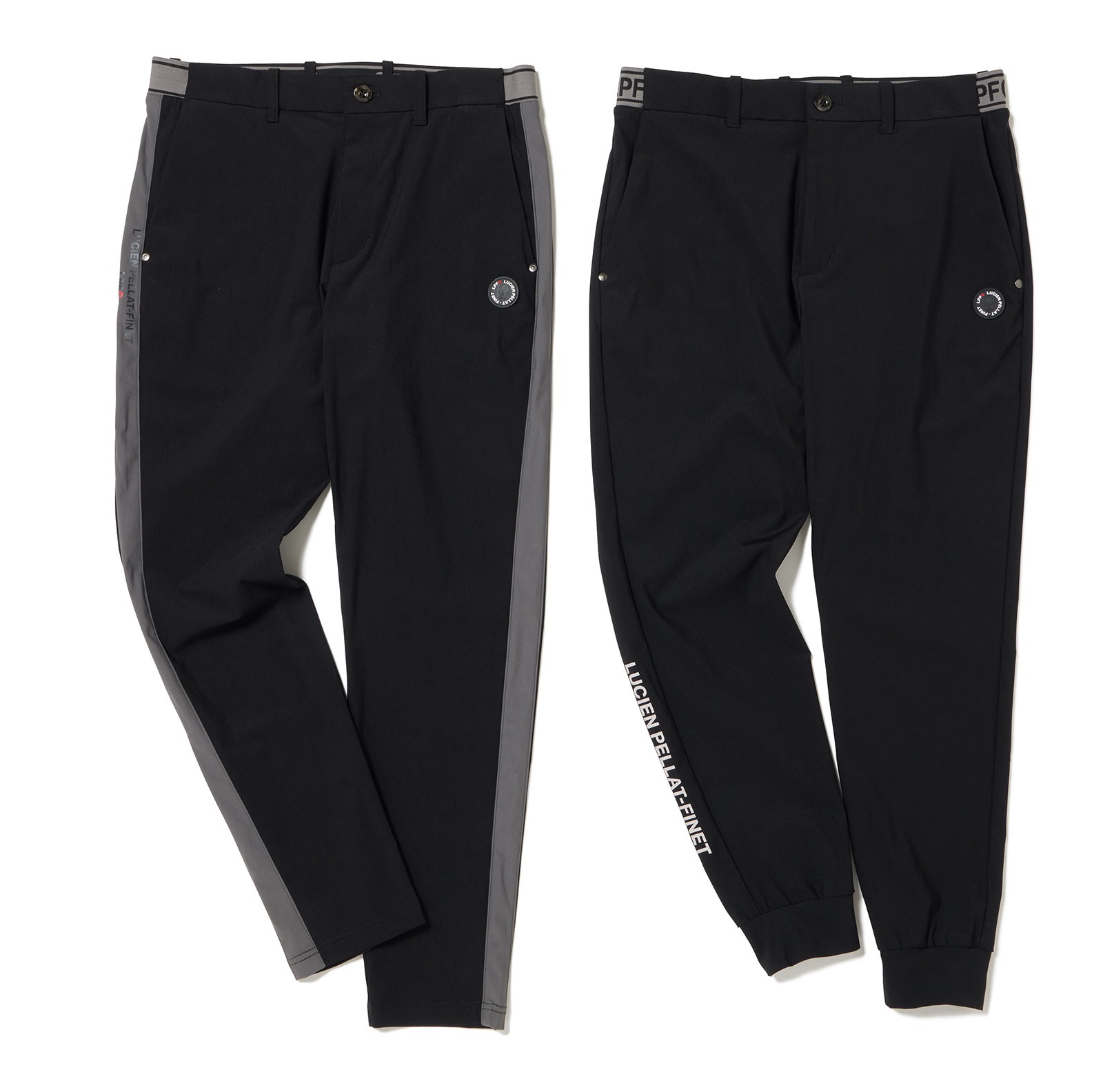 ▲ パンツ(左)5万3900円、(右)4万8400円/ともにルシアン ペラフィネ エルピーエフジー(ルシアン ペラフィネ 東京ミッドタウン店)