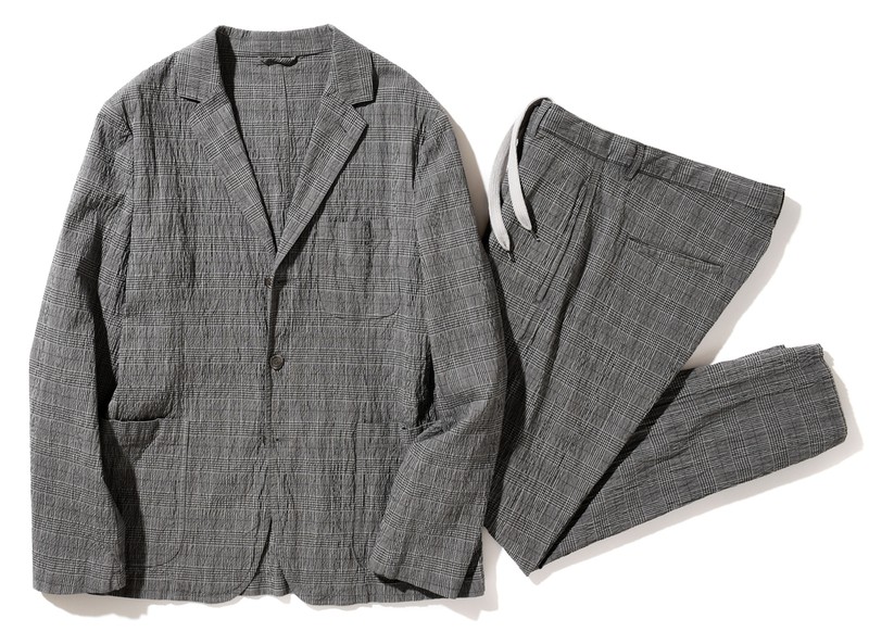 ▲ ジャケット8万8000円、パンツ5万2800円/ともにアスペジ(トヨダトレーディング プレスルーム)