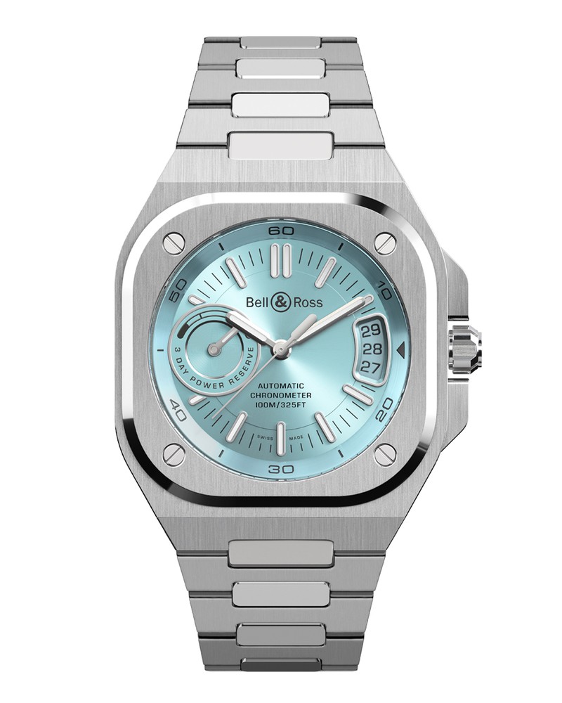 ▲ 「BR-X5」自動巻き、SSケース(41mm)×ブレスレット。100m防水。99万円/ベル&ロス(ベル&ロス 銀座ブティック)
