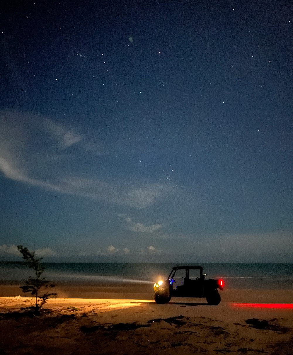 iPhoneでも撮れてしまうほどの、満点の星空。