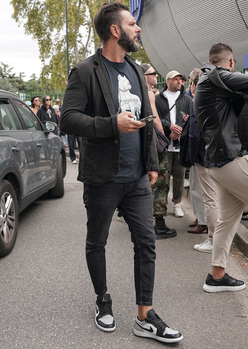 イタリア メンズファッション スナップ コーディネート イケオジ ちょい悪おやじ LEON 