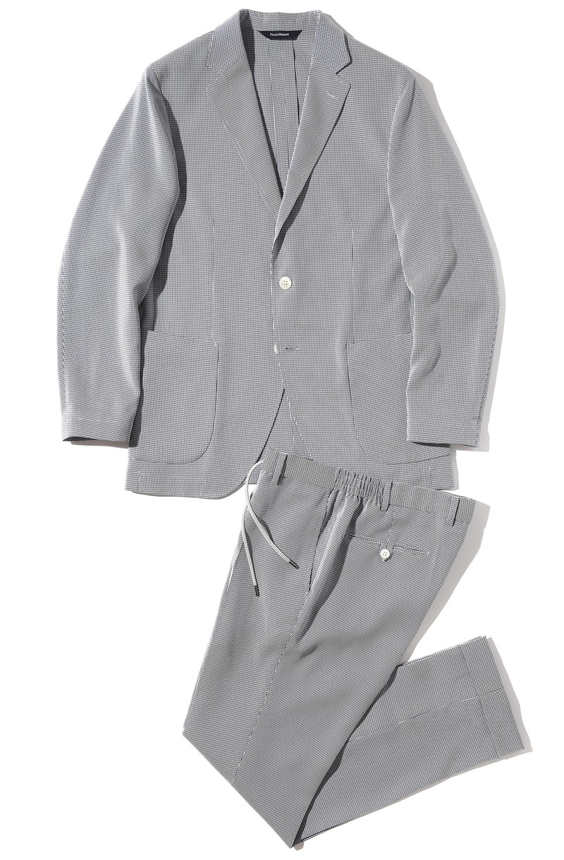 ▲ ジャケット4万9500円、パンツ2万7500円/ともにポール・スチュアート(ポール・スチュアート 青山本店)