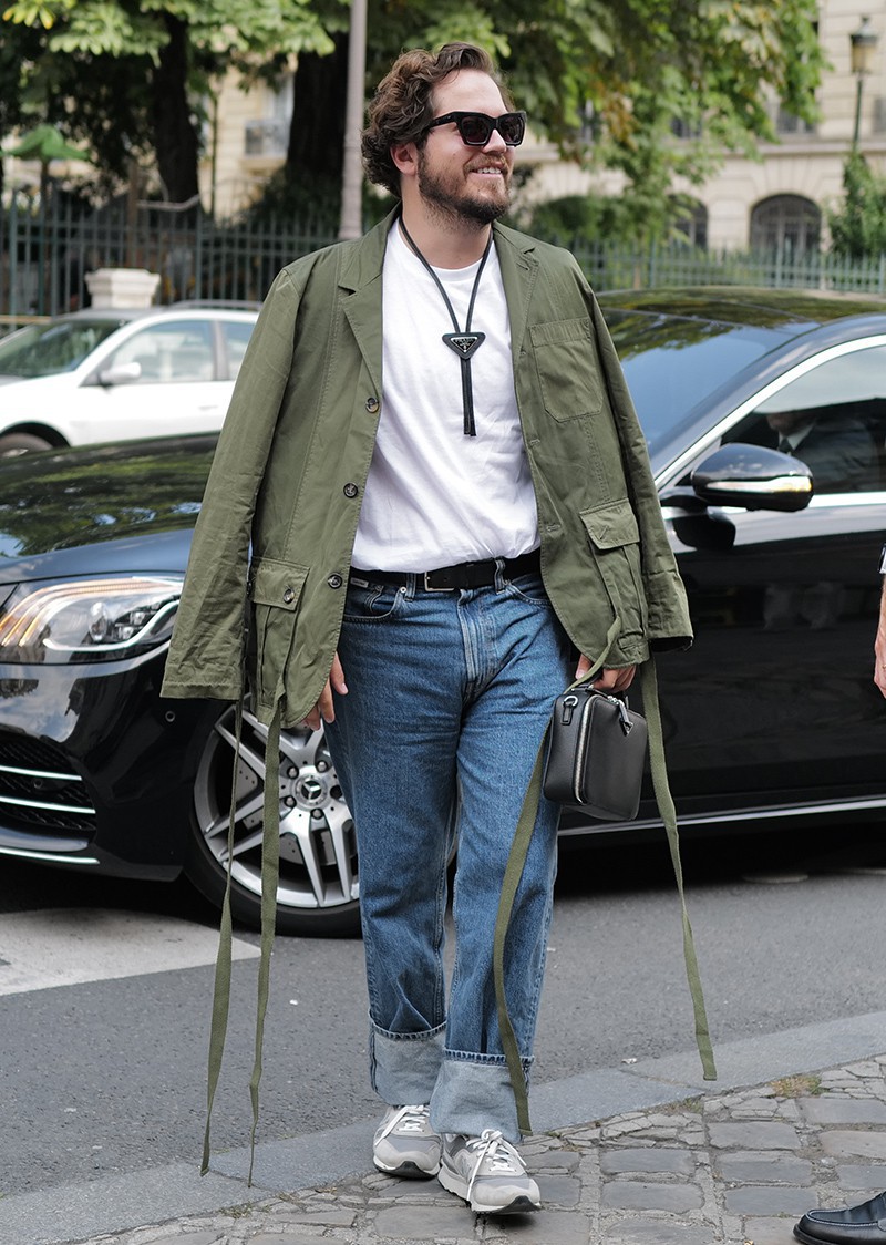 メンズコーデ海外スナップ