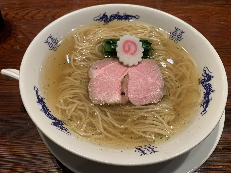 「中華蕎麦 にし乃」の「山椒塩そば」。