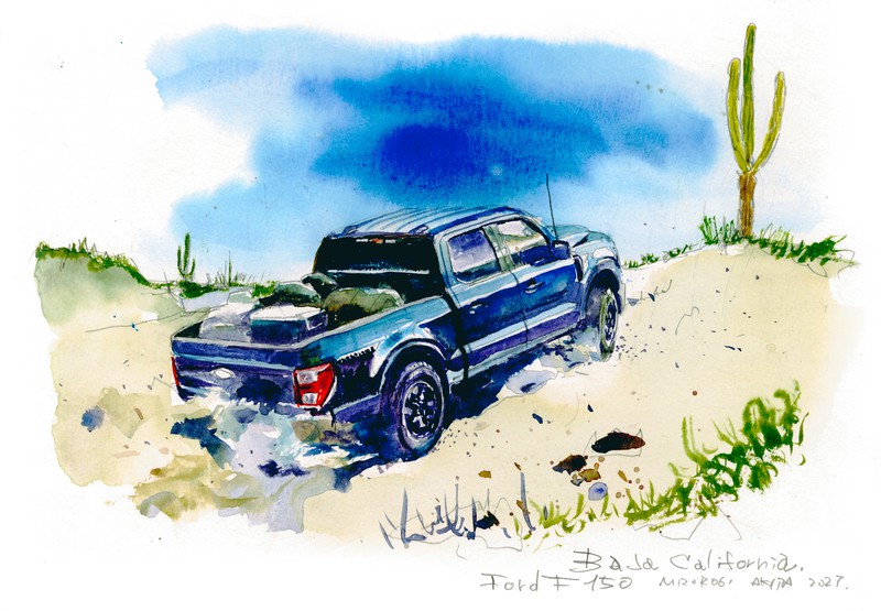 イラスト 溝呂木 陽 フォード F150