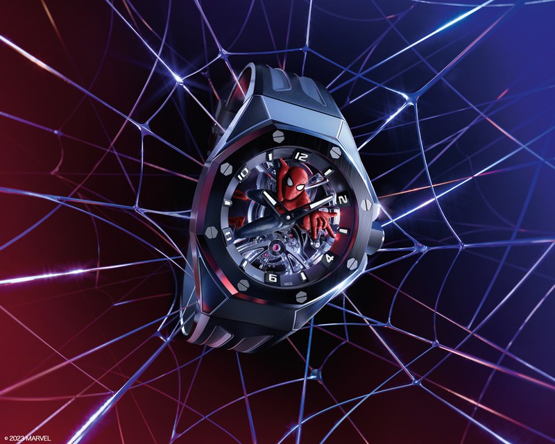 値下げ！激レア！非売品スパイダーマン2腕時計 オーデマ ピゲ×マーベル】腕時計の第2弾はスパイダーマン
