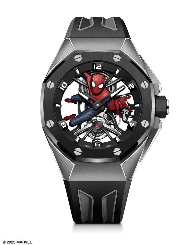 値下げ！激レア！非売品スパイダーマン2腕時計 オーデマ ピゲ×マーベル】腕時計の第2弾はスパイダーマン