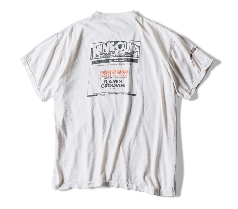 「イギー・ポップのヴィンテージTシャツ」