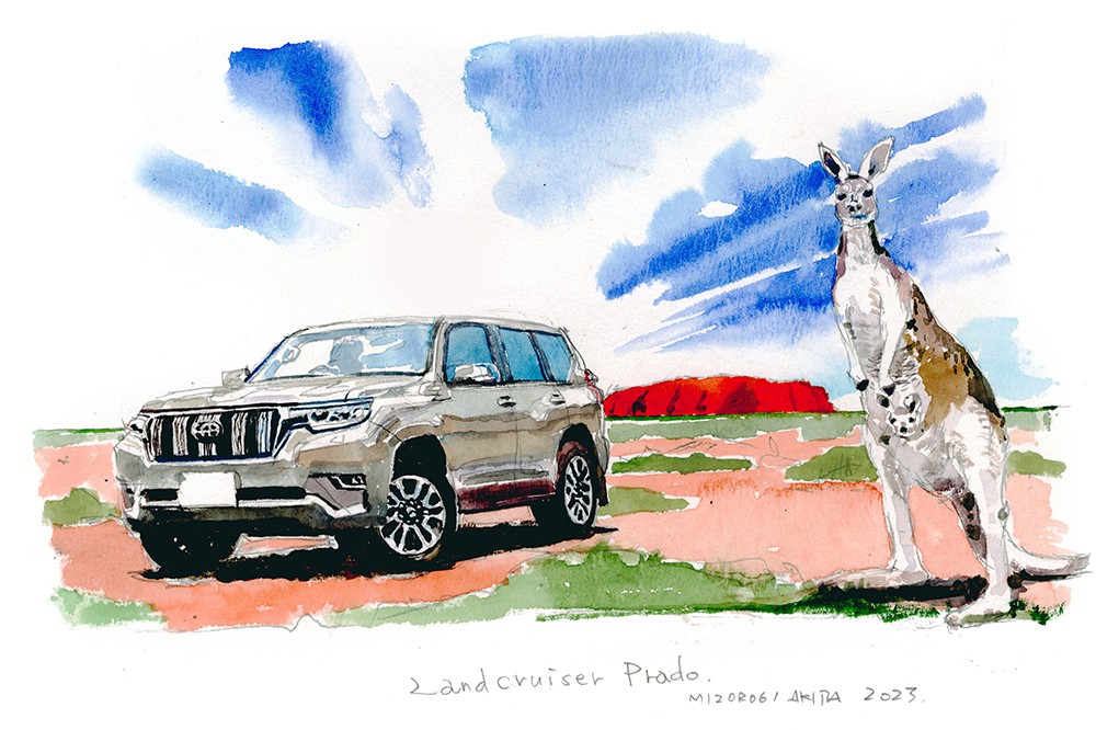 ランドクルーザー イラスト 溝呂木 陽