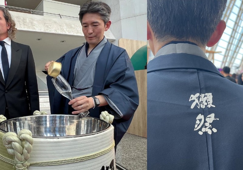 日本酒を求める人が絶えなかった「獺祭」のブース。