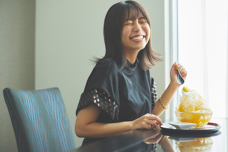 大原優乃(おおはら・ゆうの) 「サツキかき氷」 ホテルニューオータニ東京