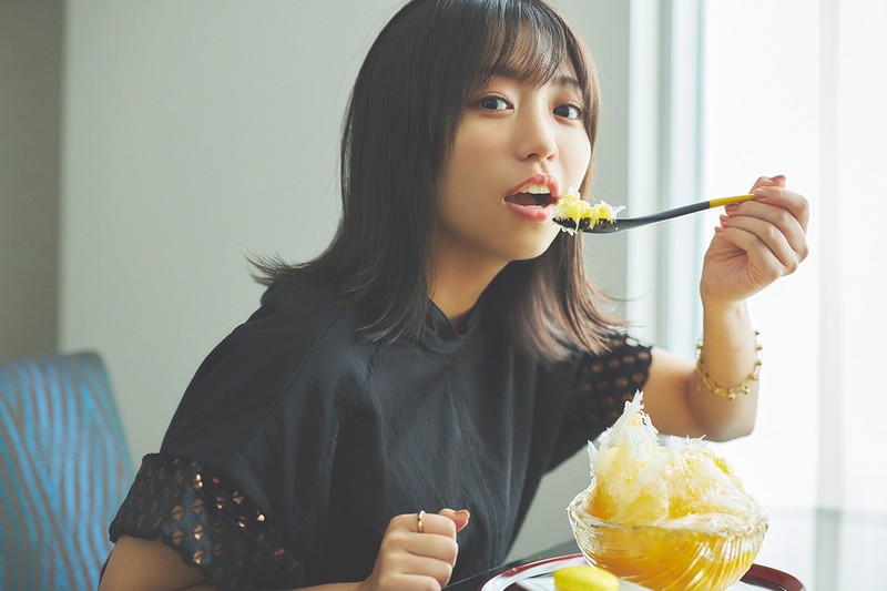 大原優乃(おおはら・ゆうの) 「サツキかき氷」 ホテルニューオータニ東京