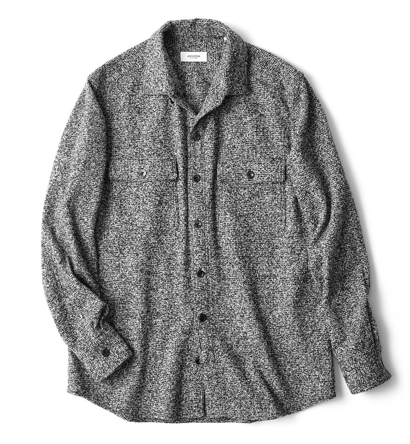 シャツ25万8500円/アニオナ(ウールン商会)