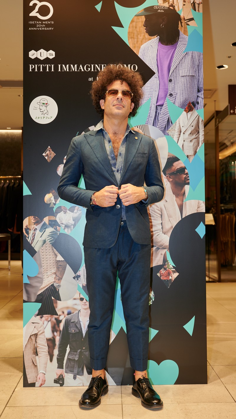 SNAP 伊勢丹 ジャンネット/デザイナー ヴィンチェンツォ・サンソーネさん