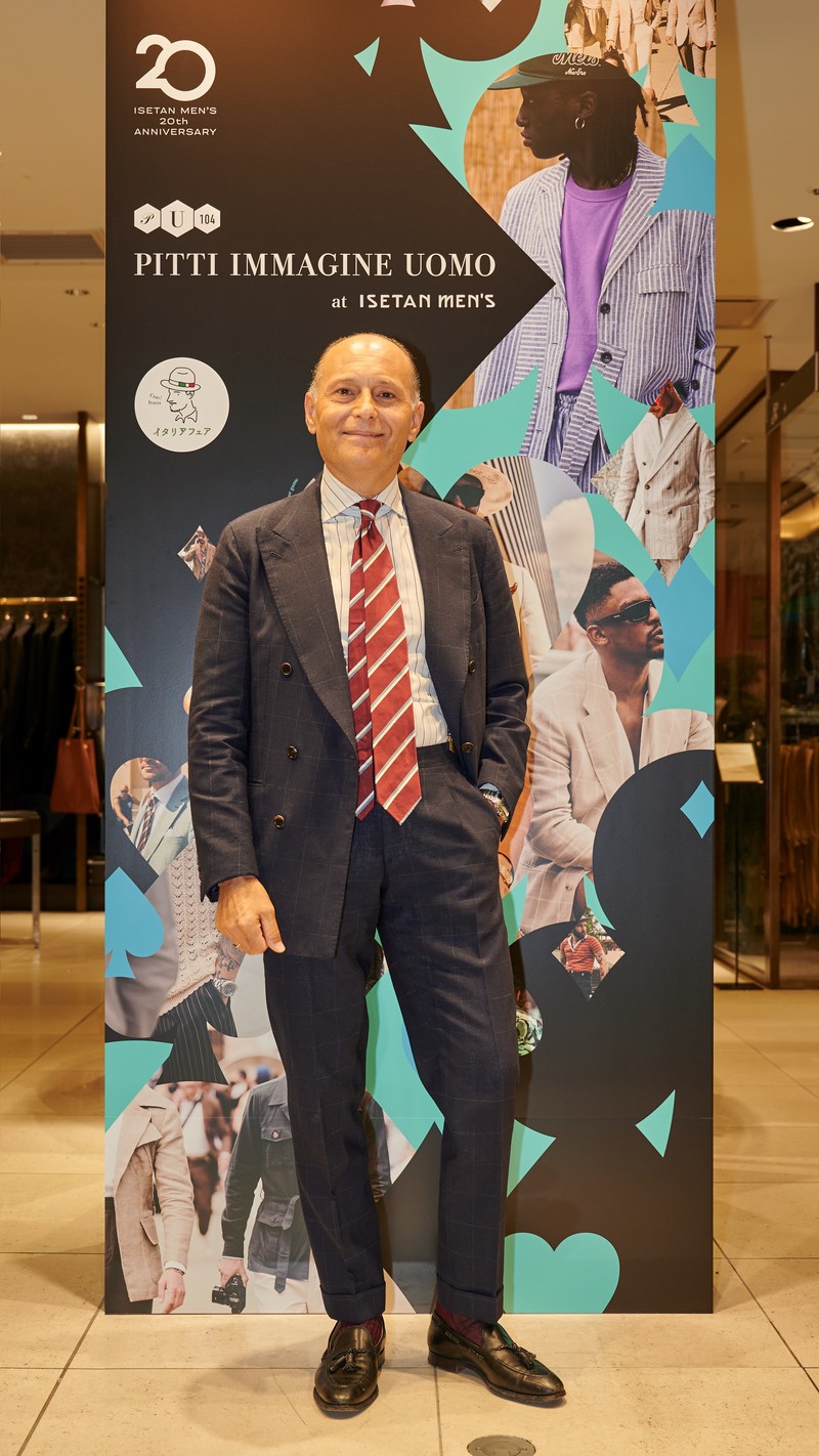 オラツィオ ルチアーノ/当主 ピーノ・ルチアーノさん SNAP 伊勢丹