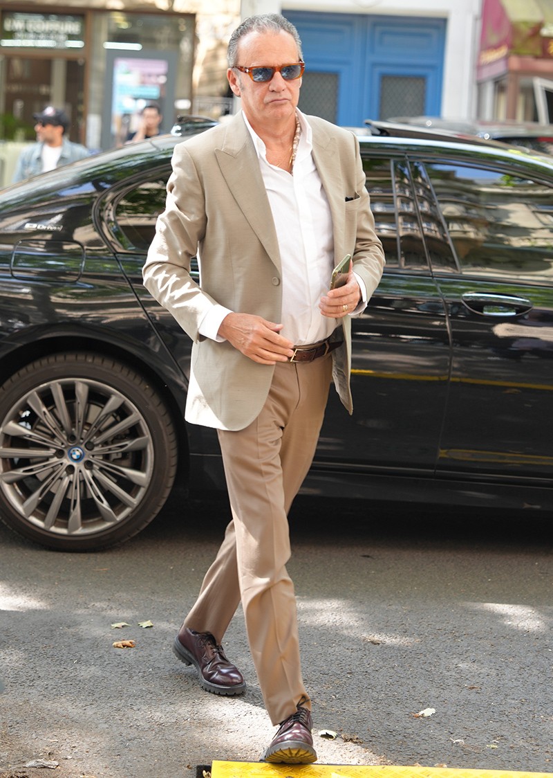 イタリア メンズファッション スナップ コーディネート イケオジ ちょい悪おやじ LEON