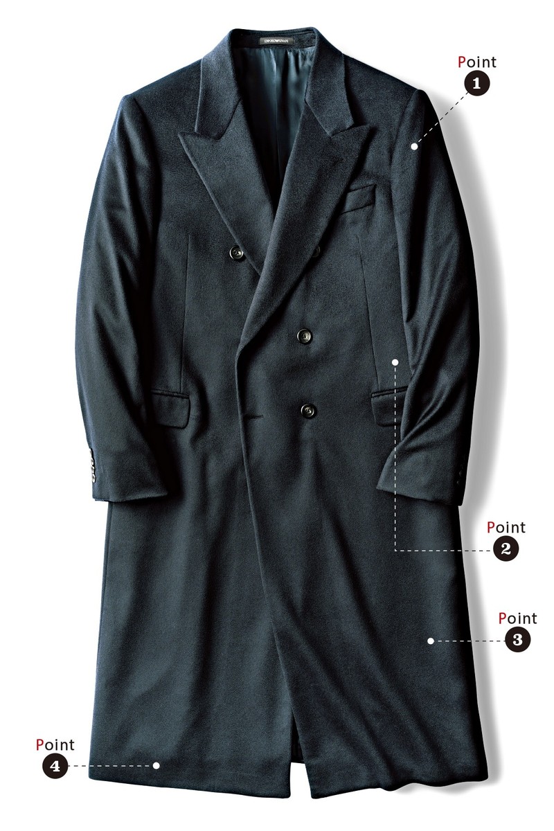 コート42万9000円/エンポリオ アルマーニ(ジョルジオ アルマーニ ジャパン)