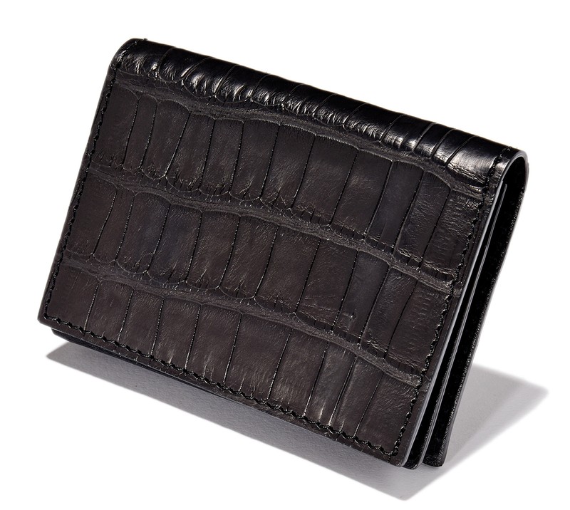 ▲ カードケース[W11×H8×D1.5cm]3万8500円／山本製鞄