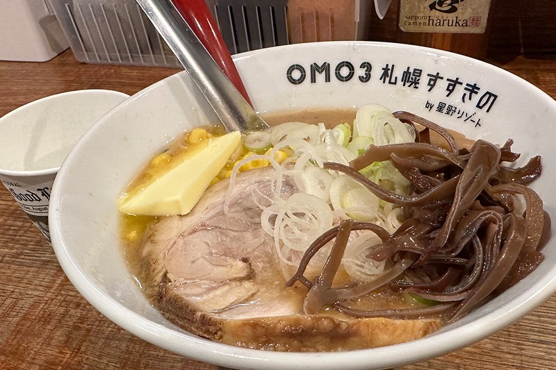 「悠(はるか)」の「みそばたーこーんらーめん」