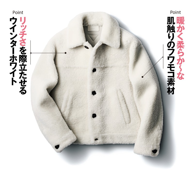 ▲ ジャケット121万円（予価）／プラダ（プラダ クライアントサービス）