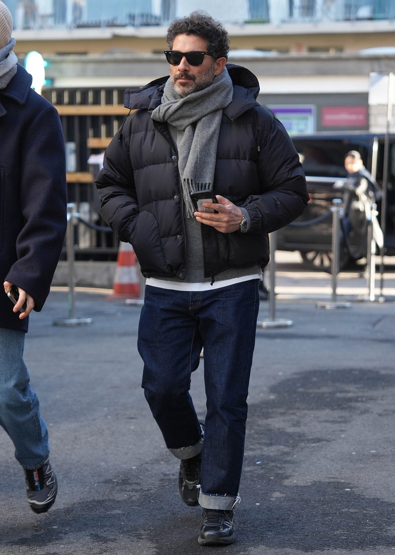 イタリア メンズファッション スナップ コーディネート イケオジ ちょい悪おやじ LEON