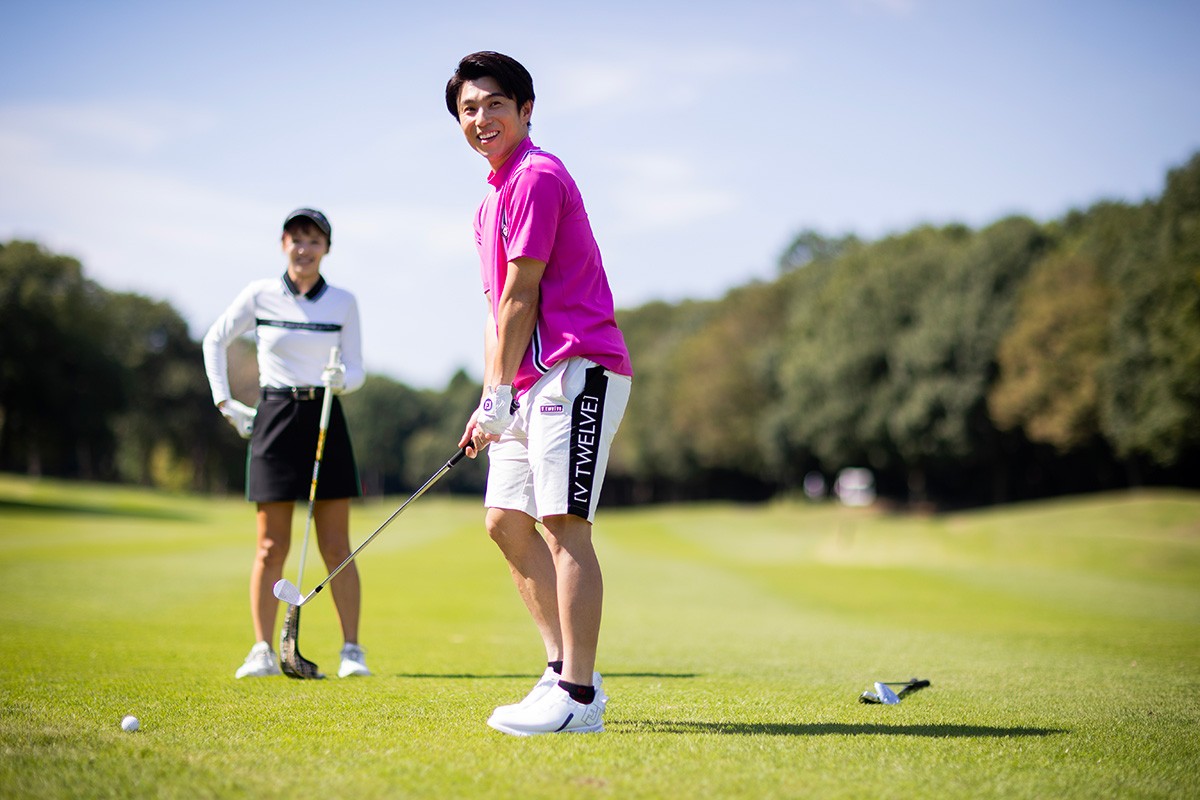 中尾明慶　元内ゆう　ワンウェイゴルフクラブ