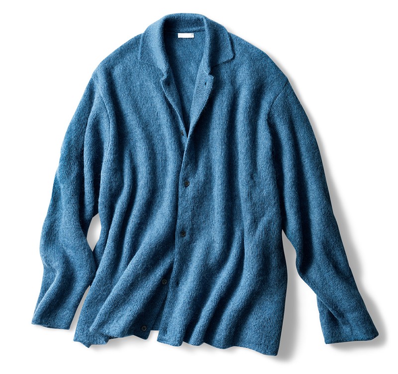 ニットシャツ4万700円/ブラン YM(ティーニー ランチ)