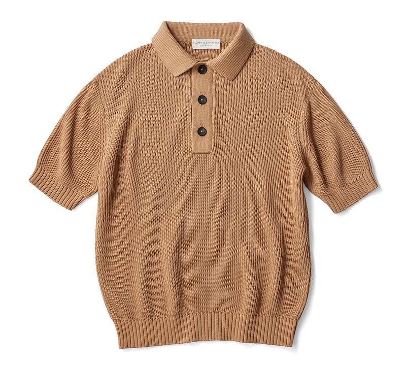 ニットポロ3万8500円/フィリッポ デ ローレンティス(ビームス 六本木ヒルズ)