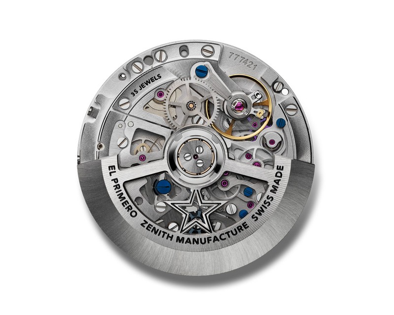 ▲ 「クロノマスター オリジナル トリプルカレンダー」自動巻き、SSケース(38mm)&ブレスレット、5気圧防水。183万7000円/ゼニス